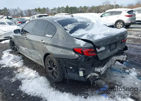 2022 BMW 530 I xDrive из США, поврежденный, VIN WBA13BJ07NCJ40720